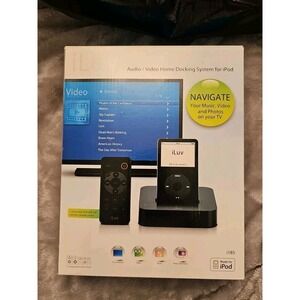 ILuv i185 Audio/Video Home Docking System For iPod NOS Open Box - Discontinued